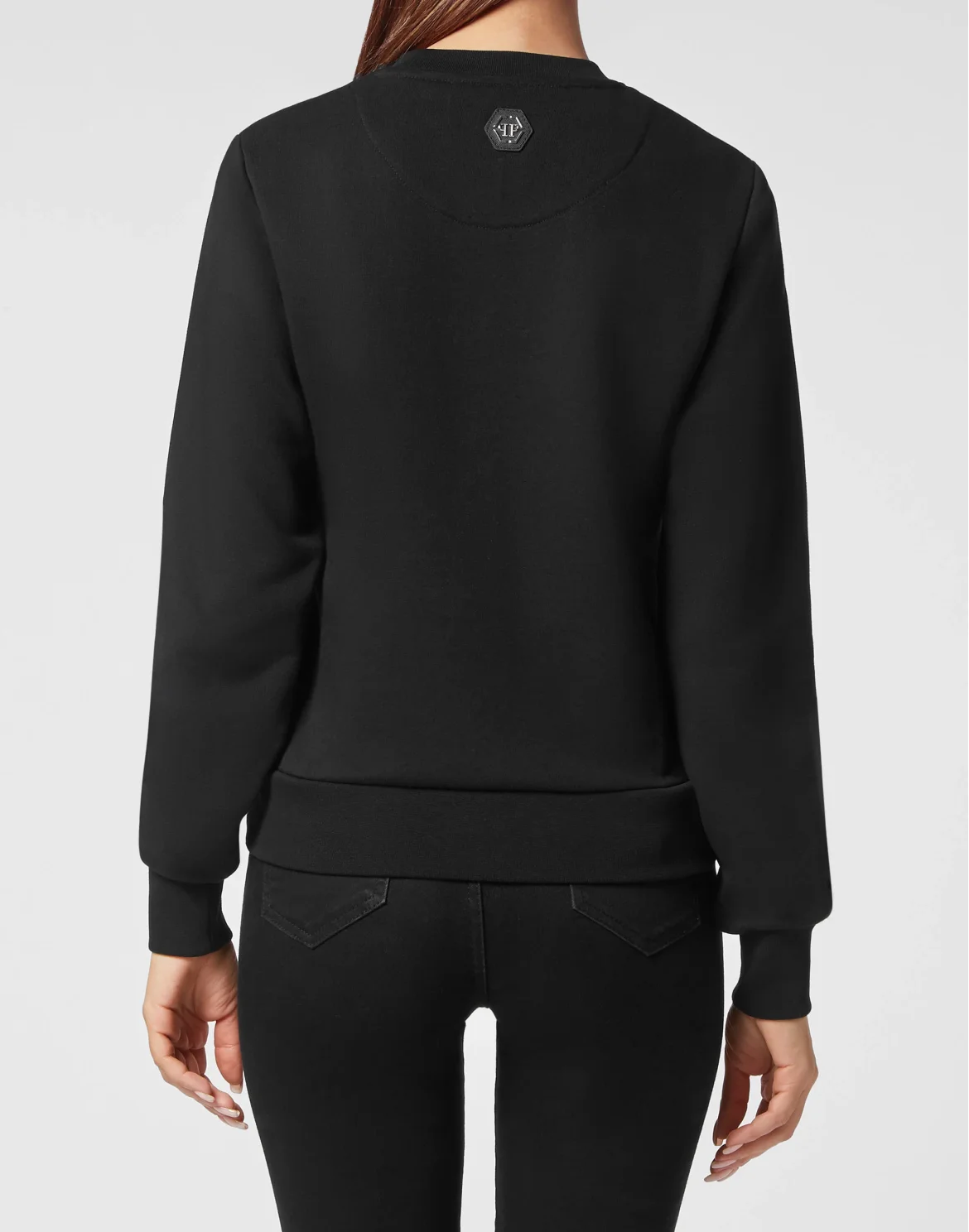 Sweatshirt LS Skull and Plein, цвет: Черный
