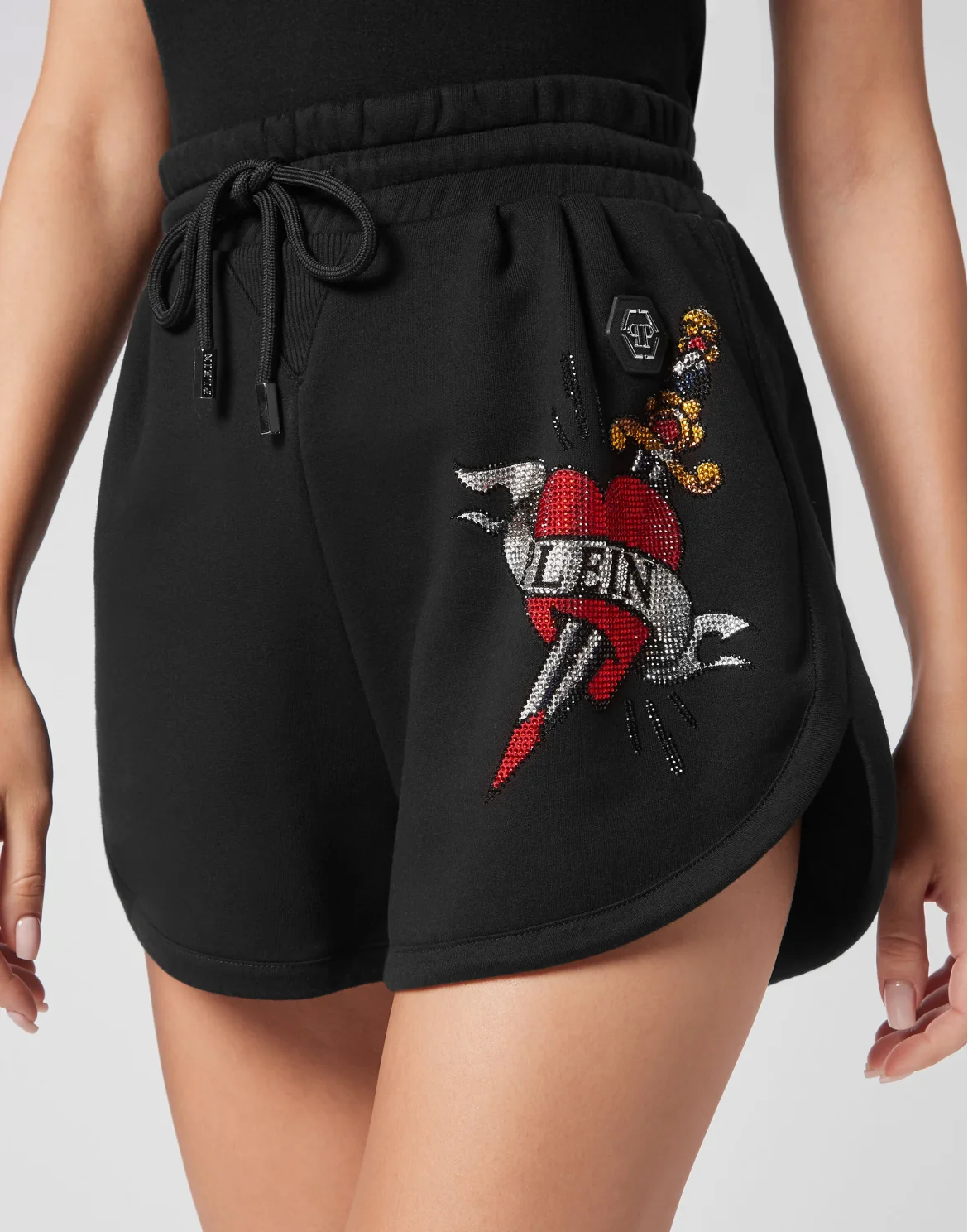 Jogging Hot Pants Love, цвет: Черный