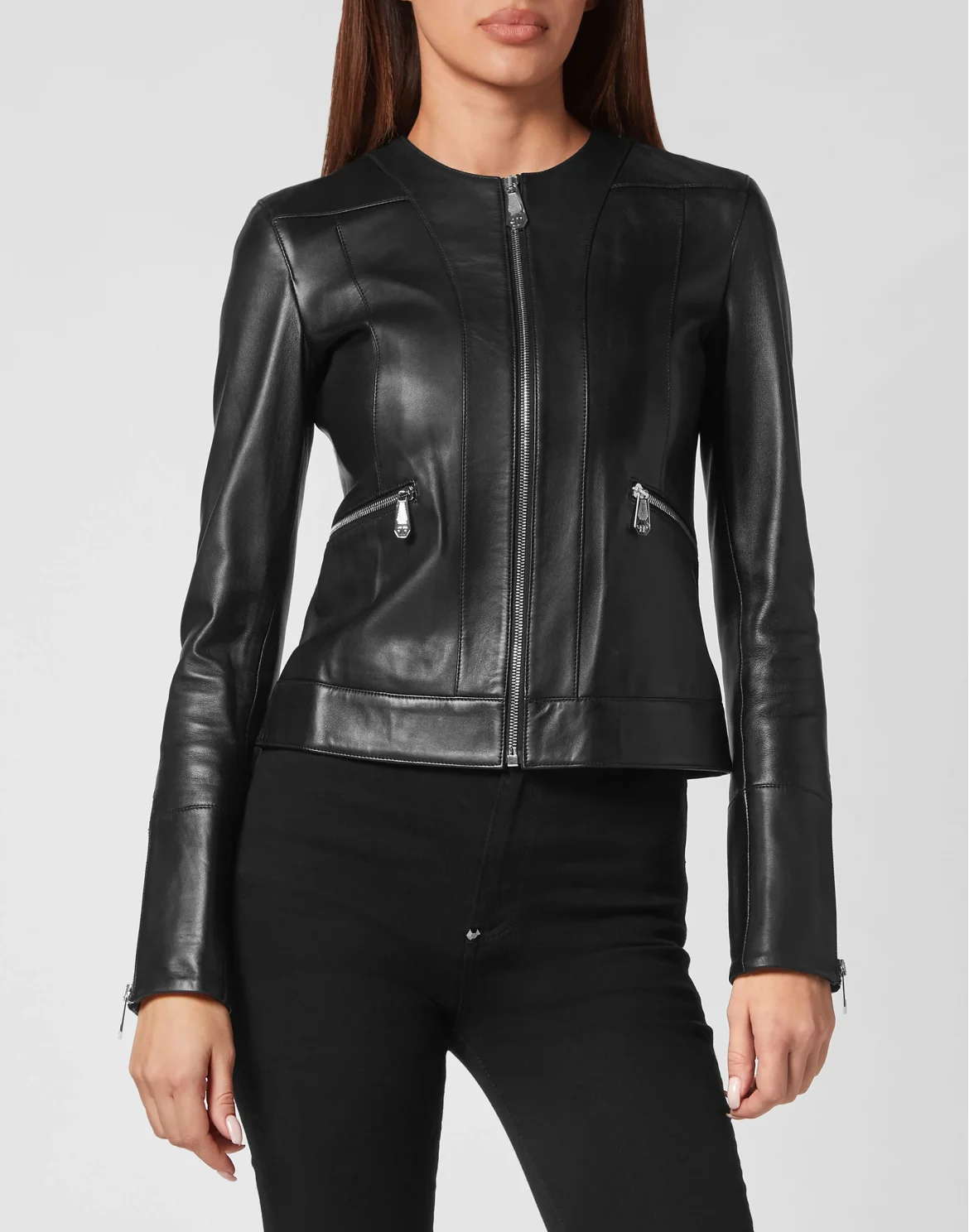 Leather Jacket, цвет: Черный