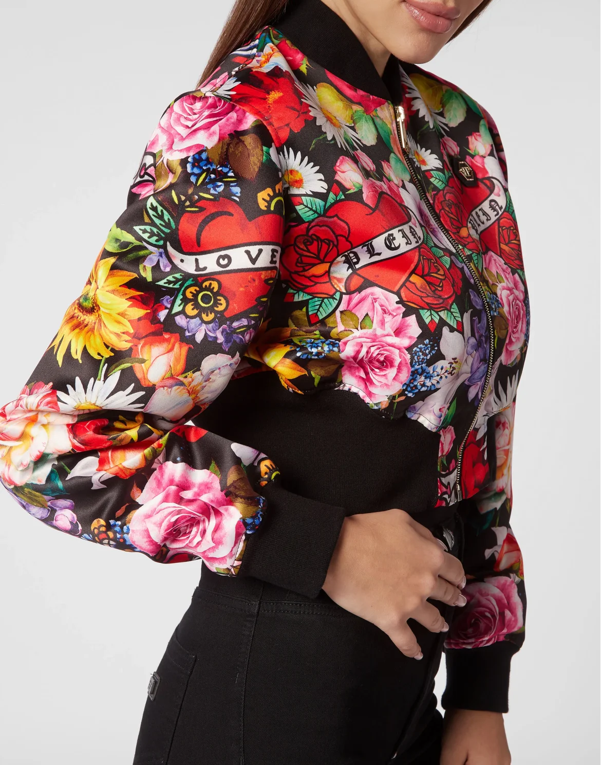 Douchesse Bomber Love Flowers, цвет: Черный