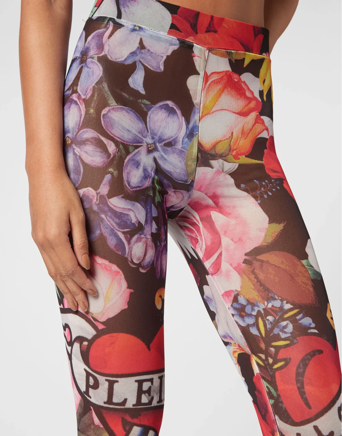 Leggings Love Flowers, цвет: Черный