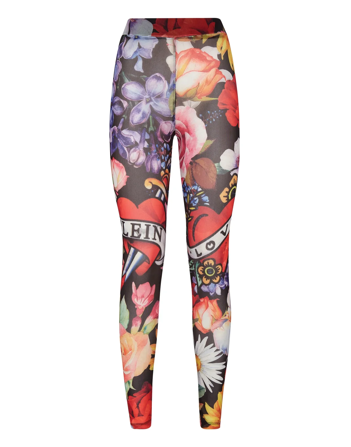 Leggings Love Flowers, цвет: Черный