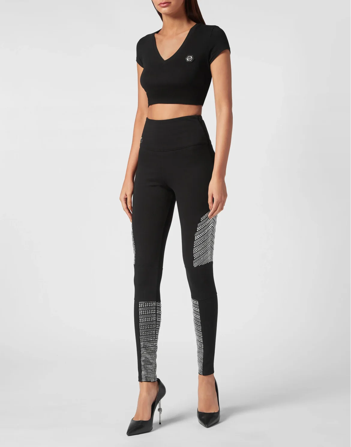 Leggings Crystal, цвет: Черный