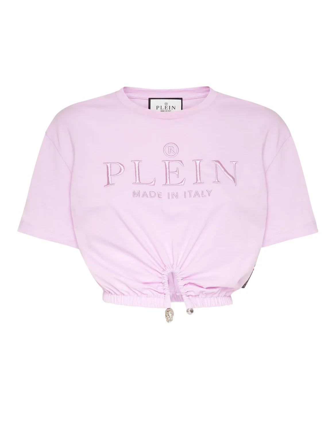 Cropped T-shirt Iconic Plein, цвет: Розовый