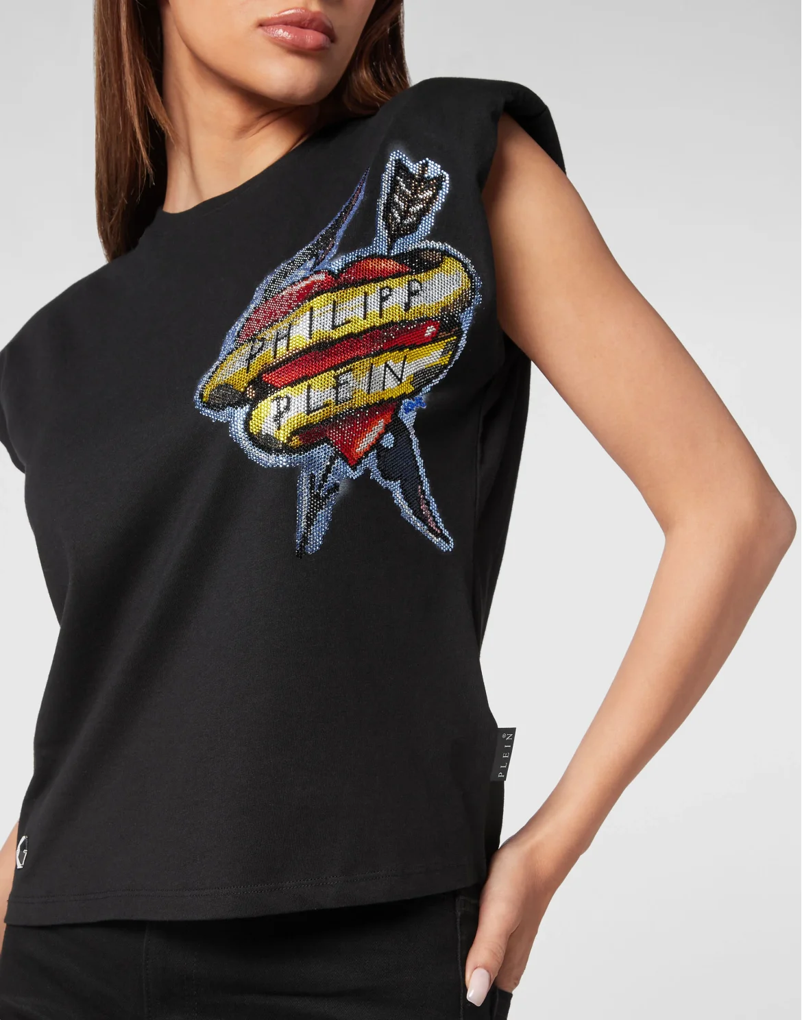 Shoulder Pad Tank Top Hawaii, цвет: Черный