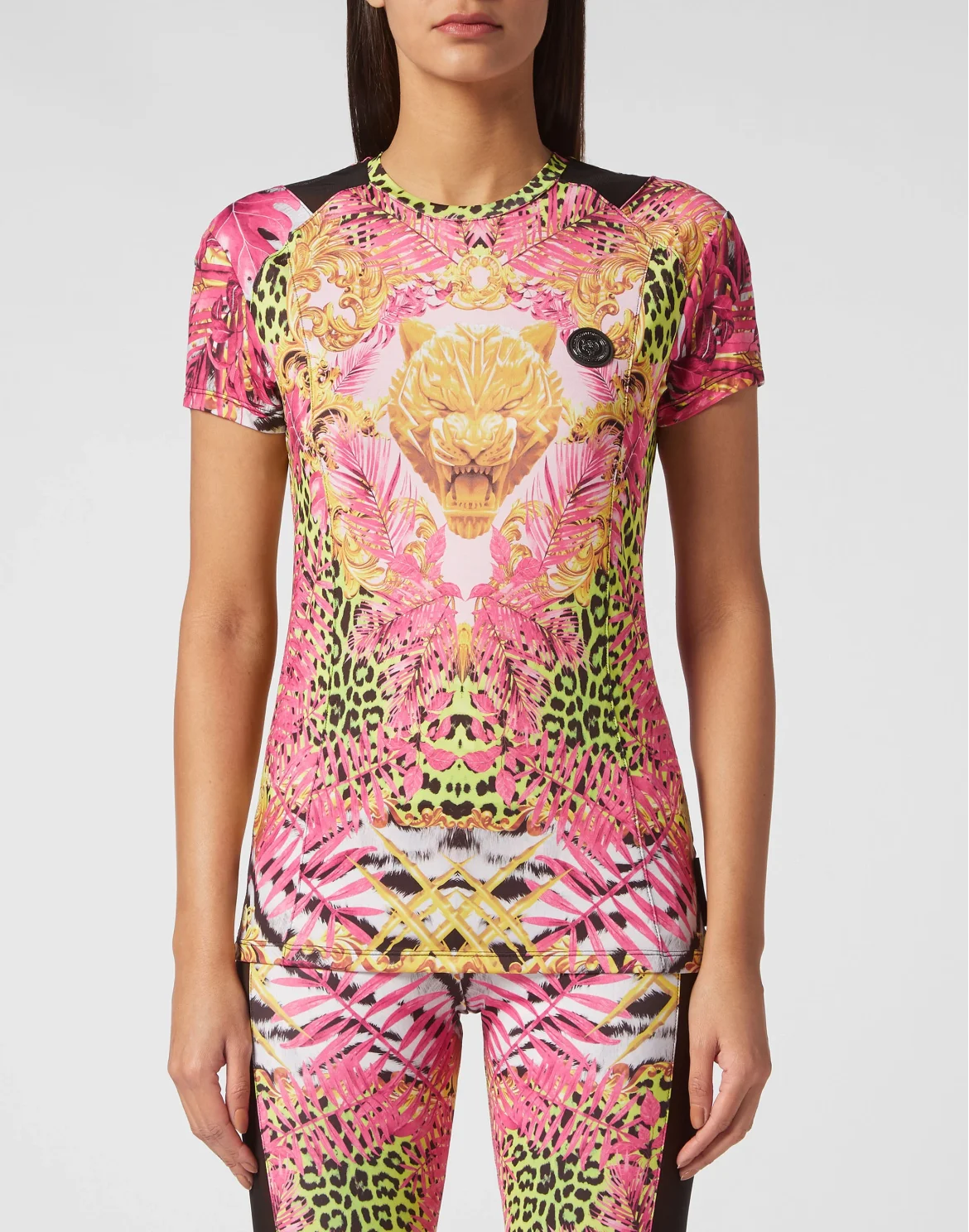 T-shirt Round Neck SS, цвет: Мультиколор