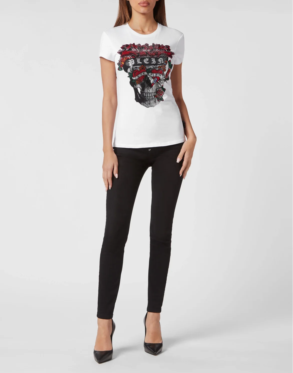 T-shirt Sexy Pure Love Tattoo, цвет: Белый