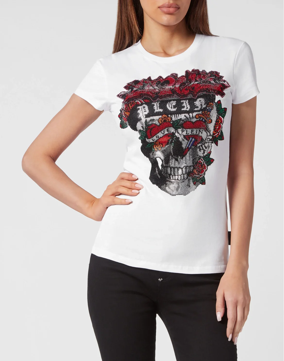 T-shirt Sexy Pure Love Tattoo, цвет: Белый