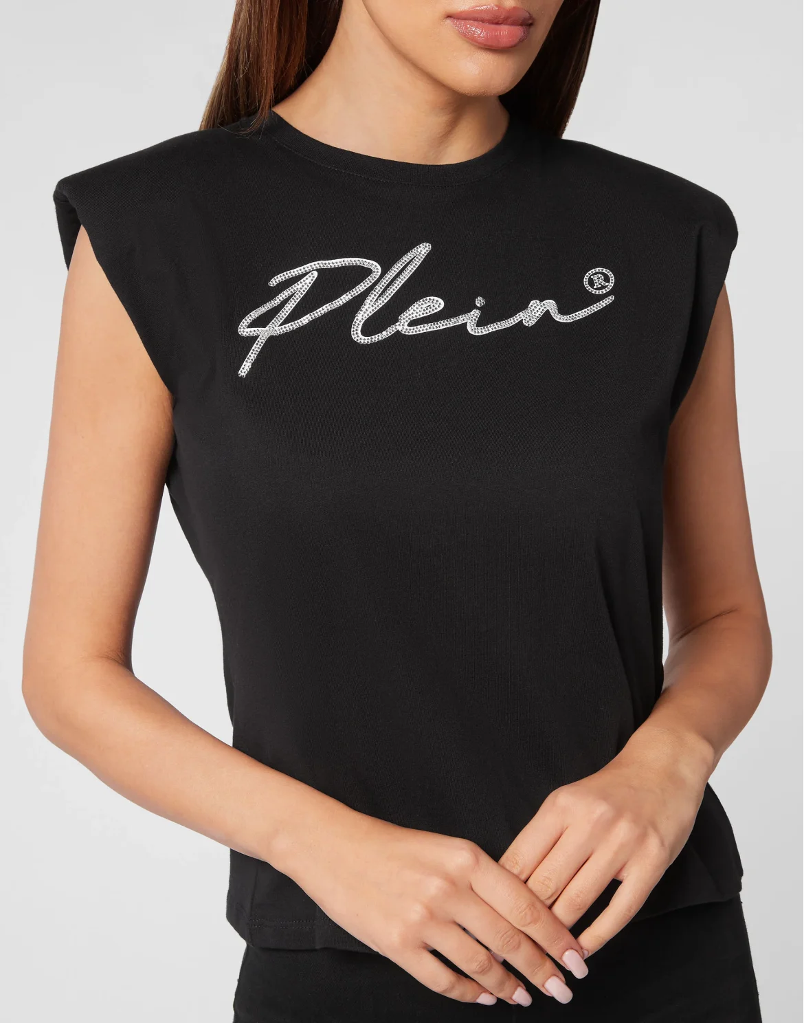 Shoulder Pads Tank Top Signature, цвет: Черный