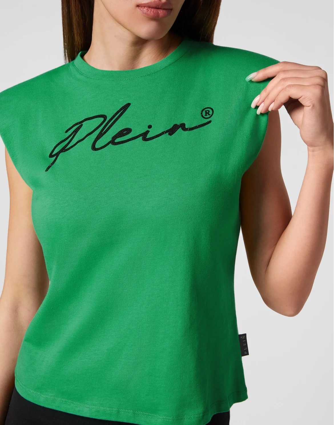 Shoulder Pads Tank Top Signature, цвет: Зеленый