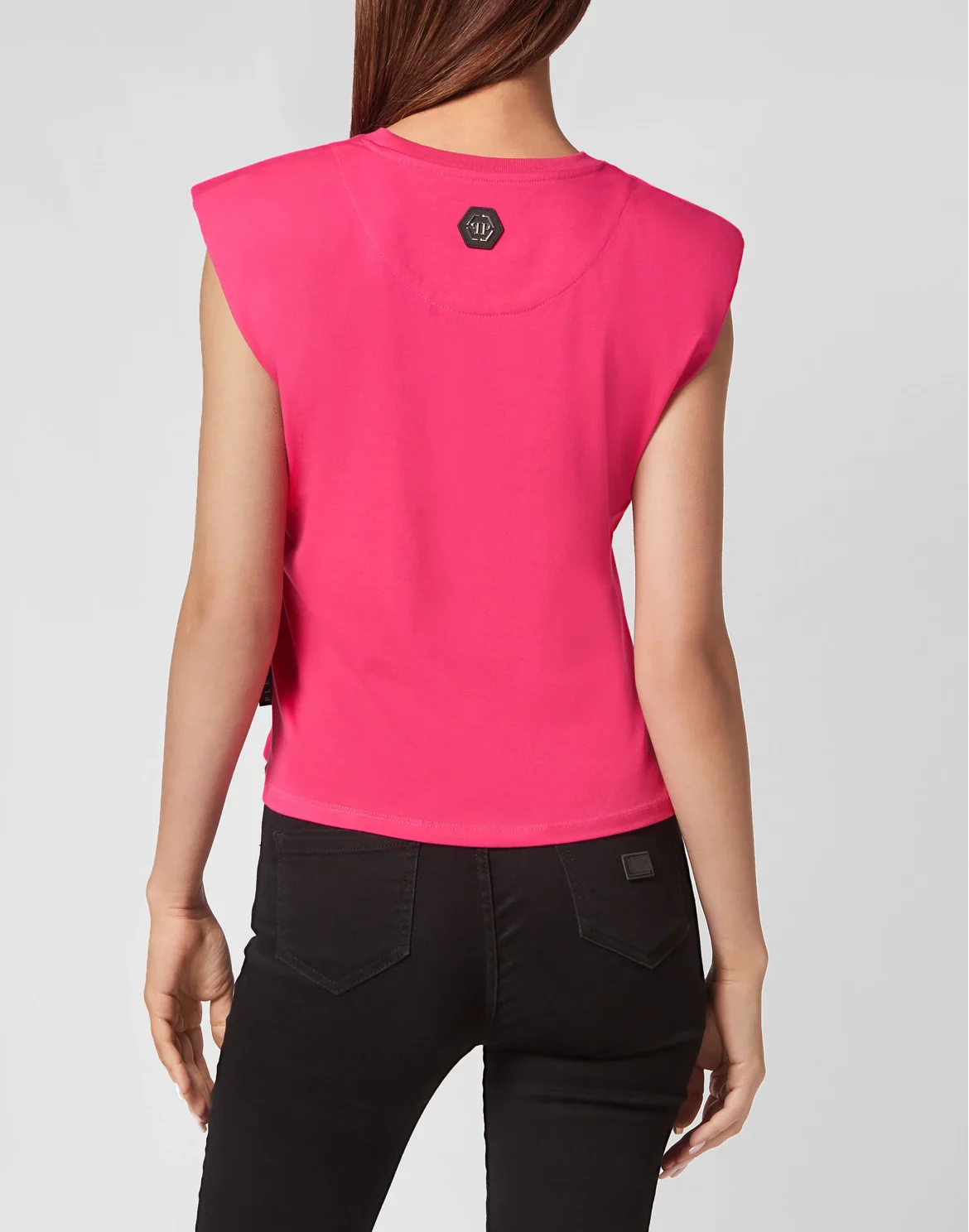Shoulder Pads Tank Top Signature, цвет: Розовый
