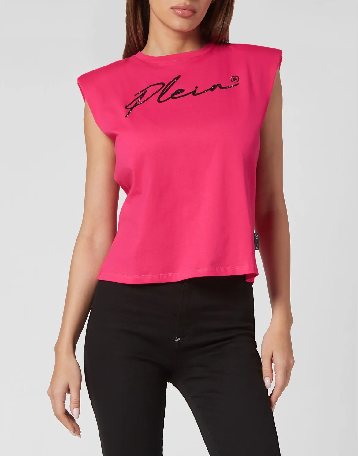 Shoulder Pads Tank Top Signature, цвет: Розовый