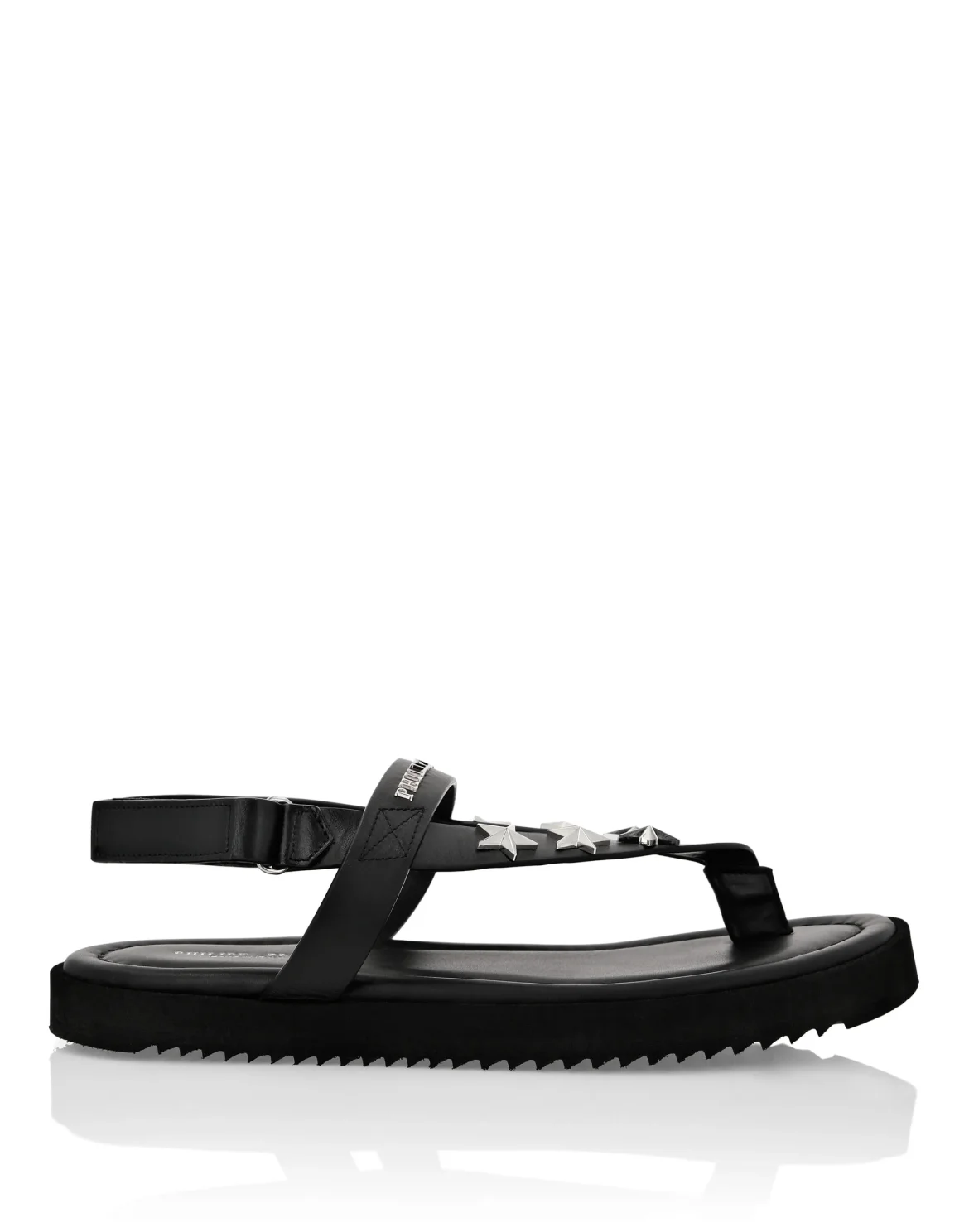 Flat Sandals Stars, цвет: Черный