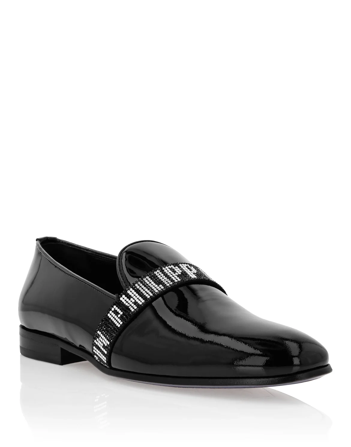 Vernice Moccasin, цвет: Черный