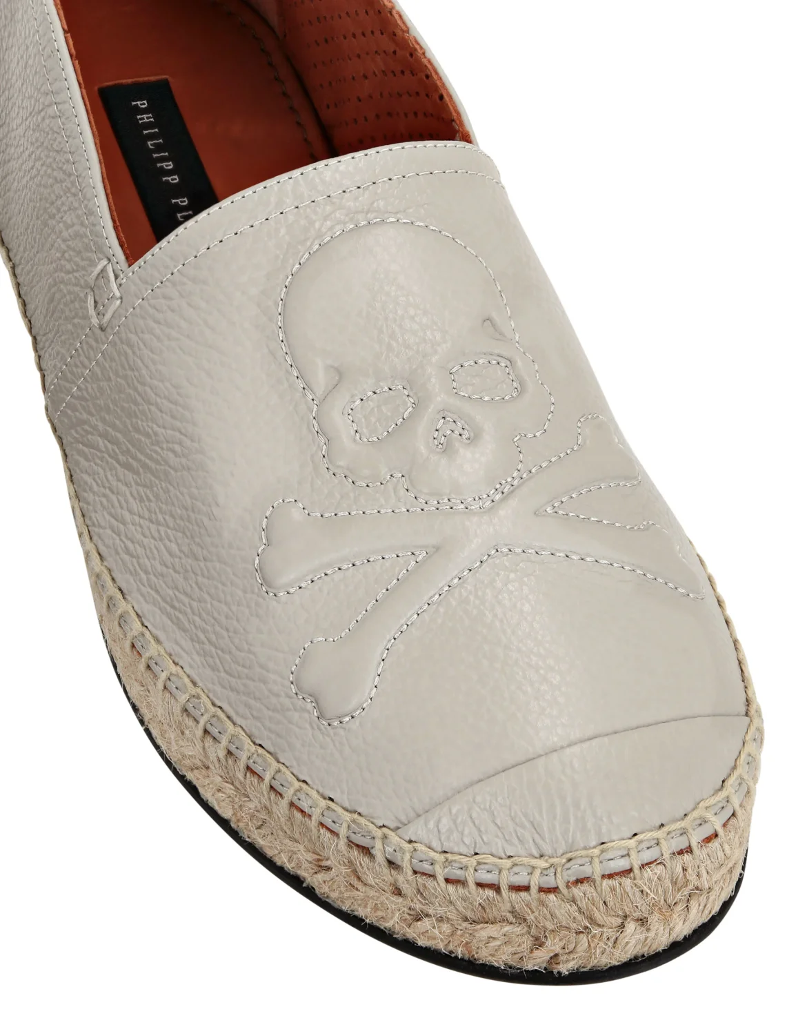 CALF SKIN PRINT LEATHER Espadrillas, цвет: Белый