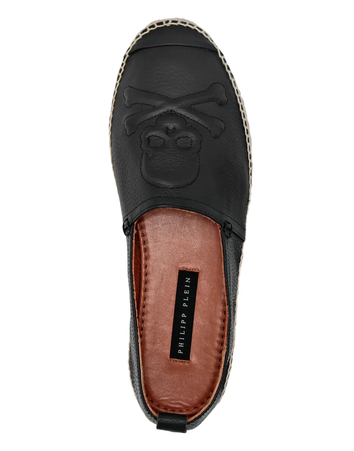 CALF SKIN PRINT LEATHER Espadrillas, цвет: Черный