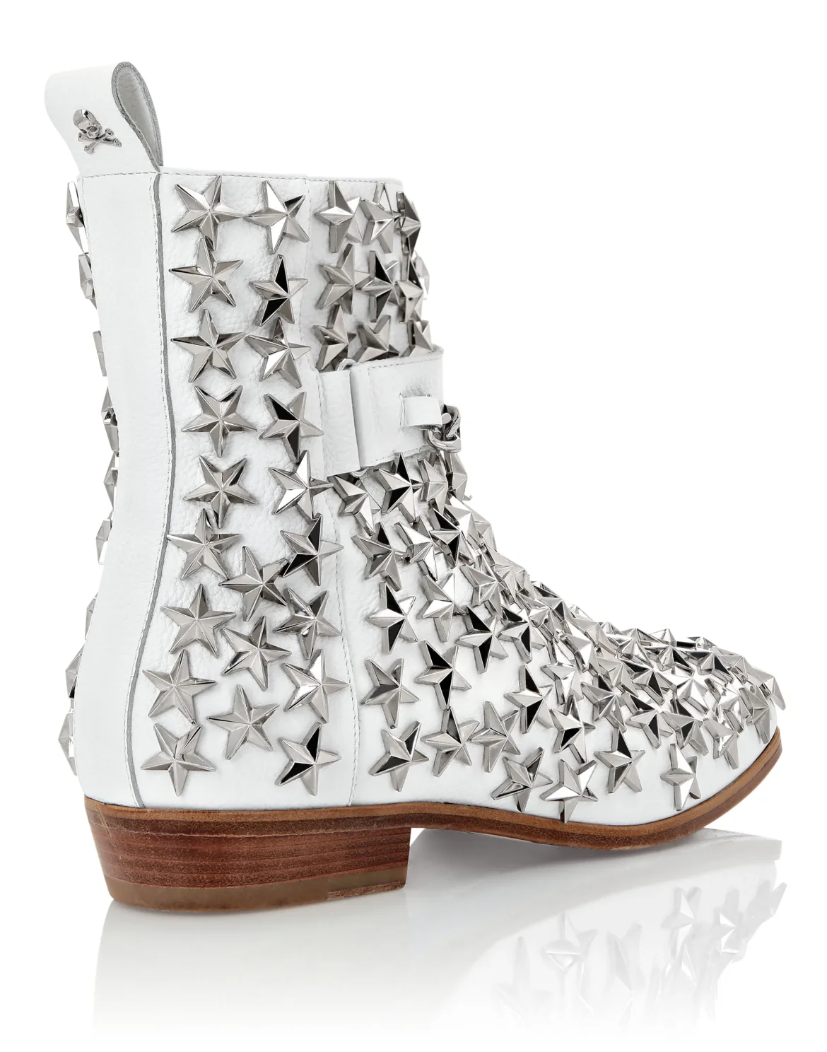 Boots Mid Flat Stars, цвет: Белый