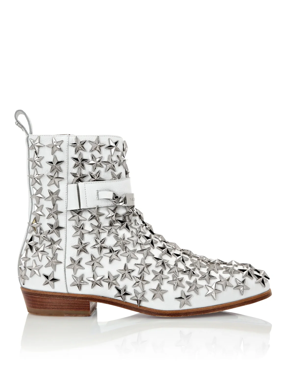 Boots Mid Flat Stars, цвет: Белый