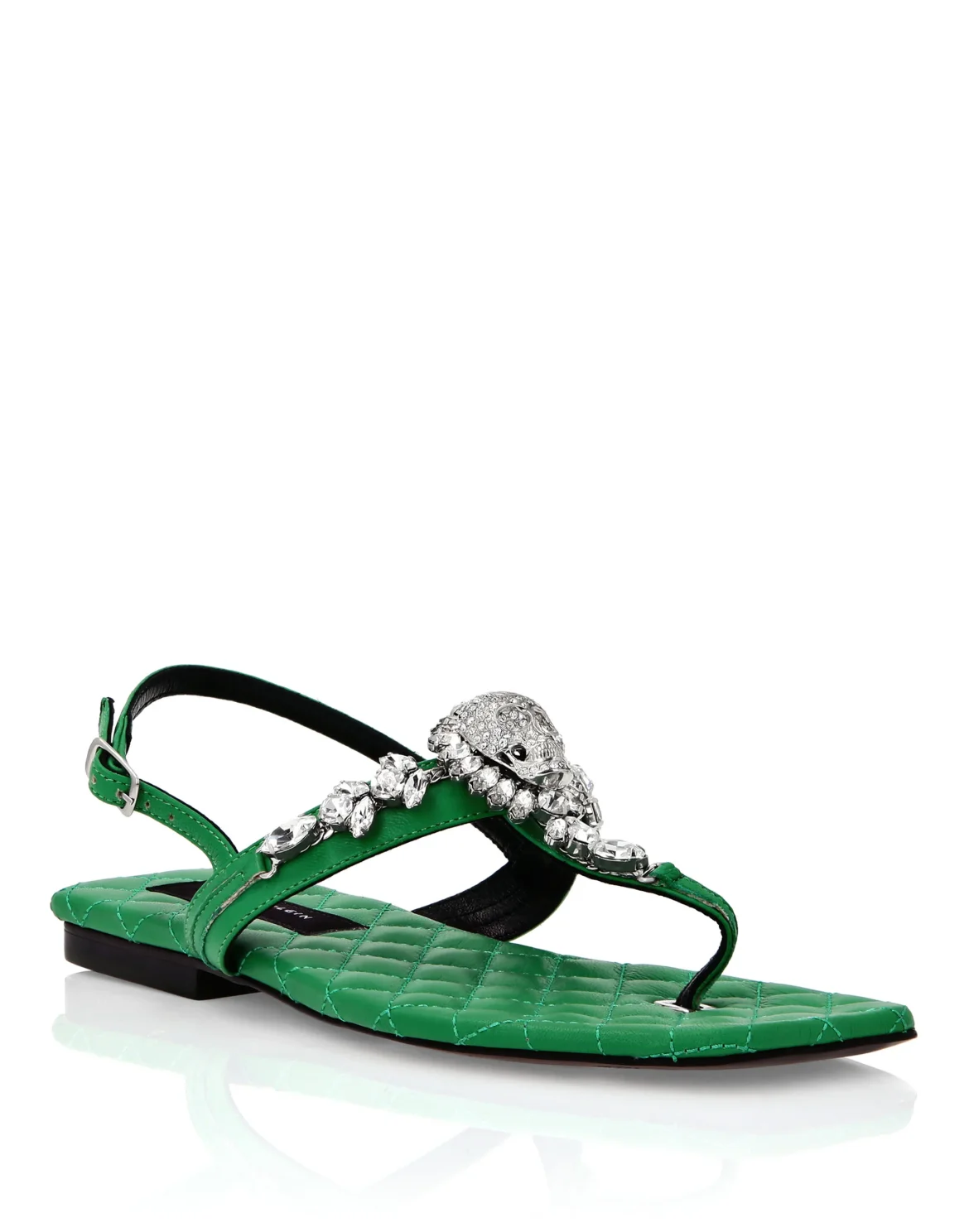 Flat Sandals Women, цвет: Зеленый