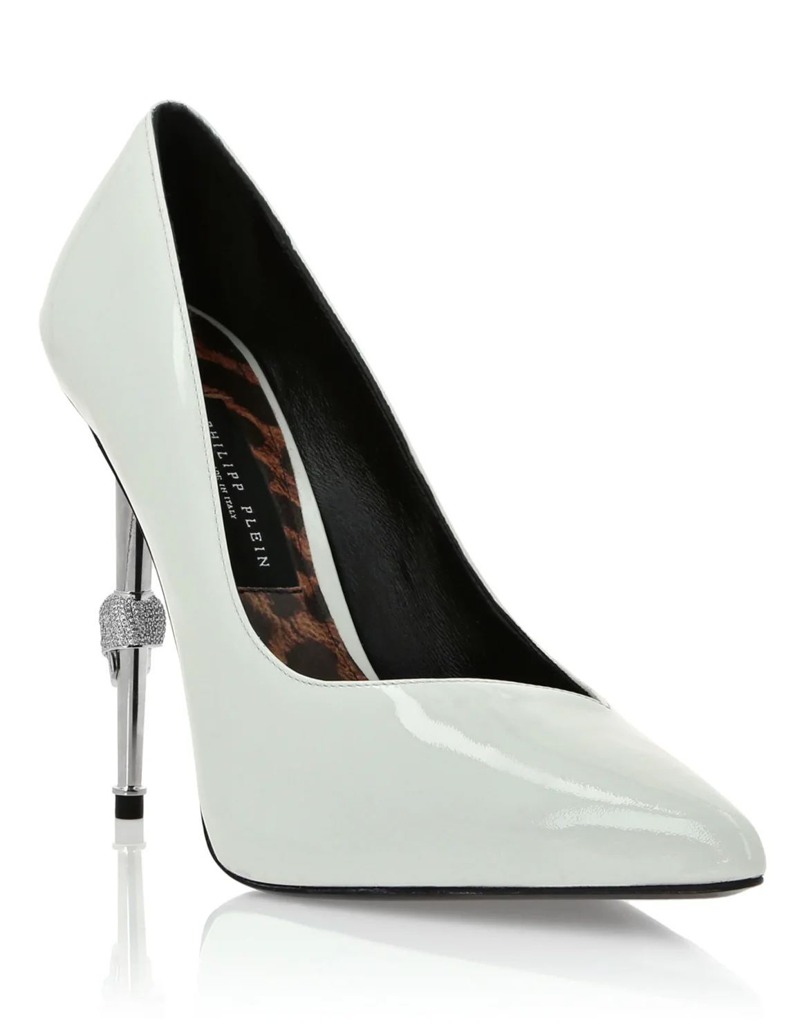 Patent Leather Decollete Hi-Heels, цвет: Белый