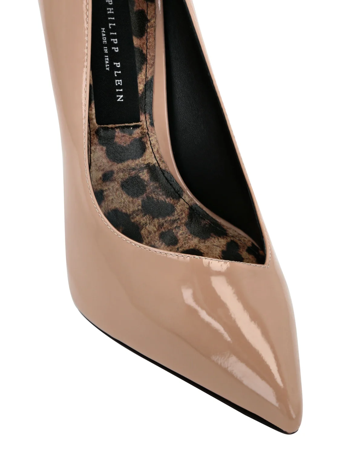 Patent Leather Decollete Hi-Heels, цвет: Бежевый
