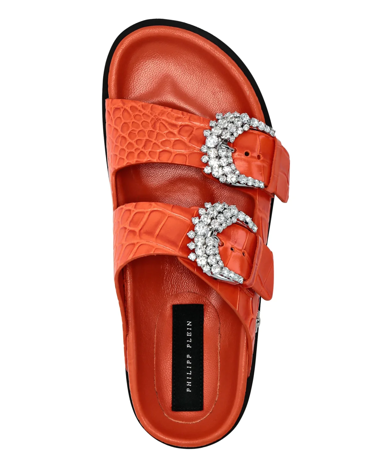 Buckle Slides Crystal, цвет: Оранжевый