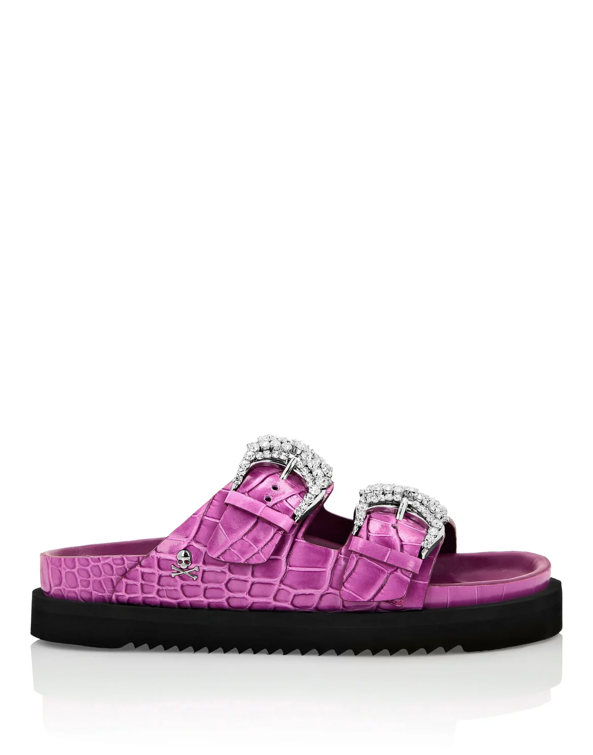 Buckle Slides Crystal, цвет: Розовый