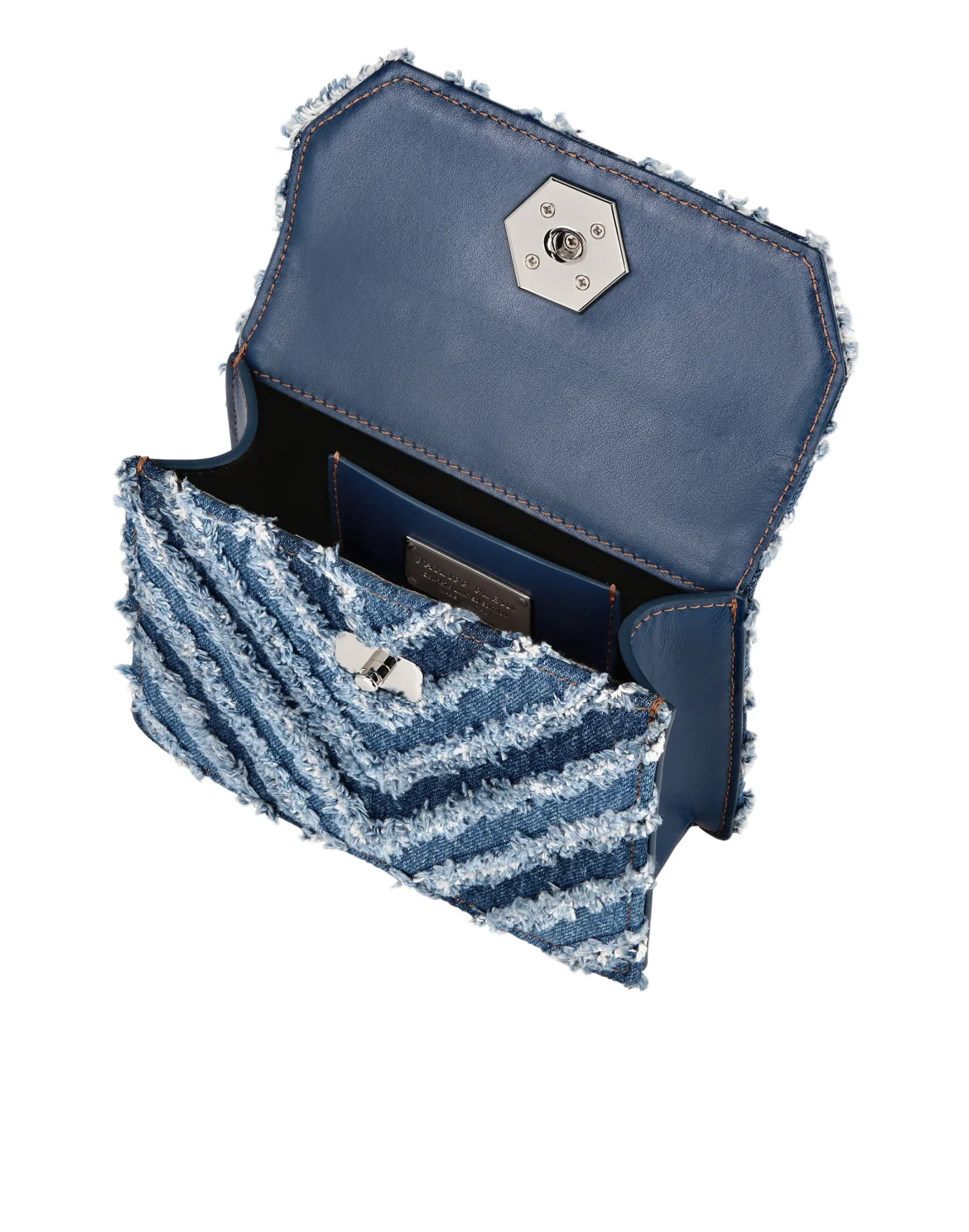 Denim Medium Handle Bag, цвет: Синий