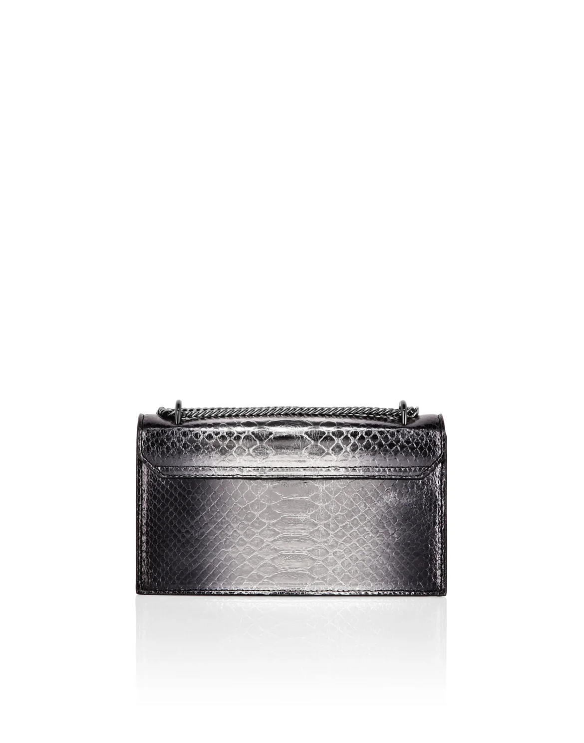 Small Python Shoulder Bag, цвет: Черный