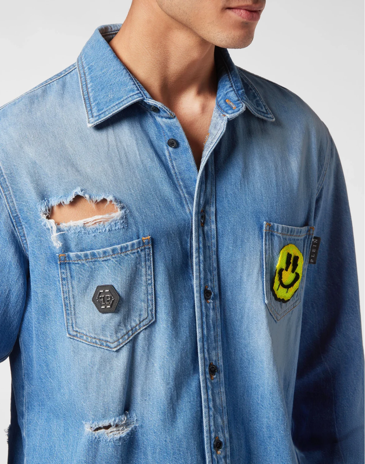 Denim Shirt, цвет: Синий