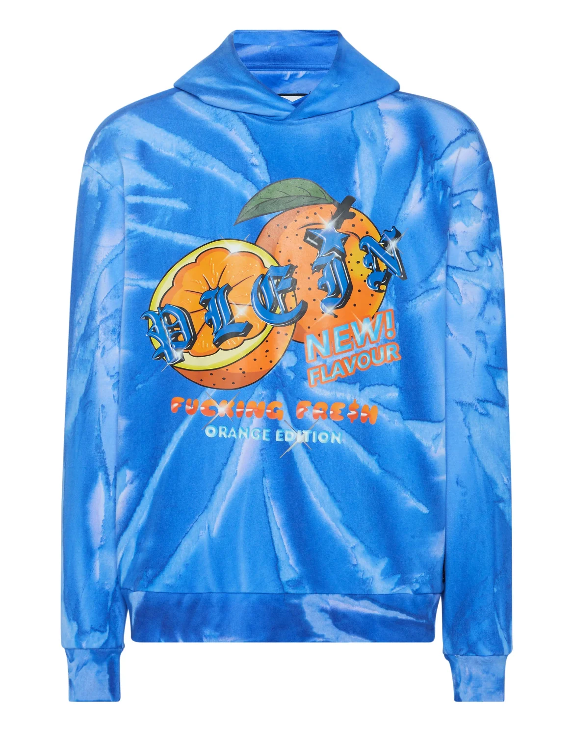Tie-dye Hoodie sweatshirt Tutti Frutti, цвет: Синий