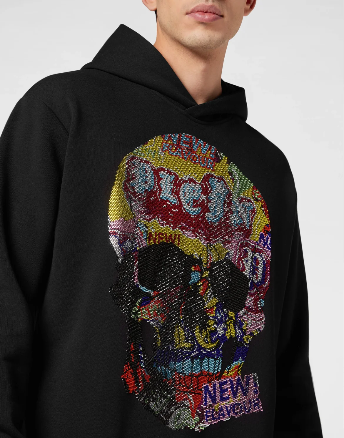 Hoodie sweatshirt Tutti Frutti, цвет: Черный