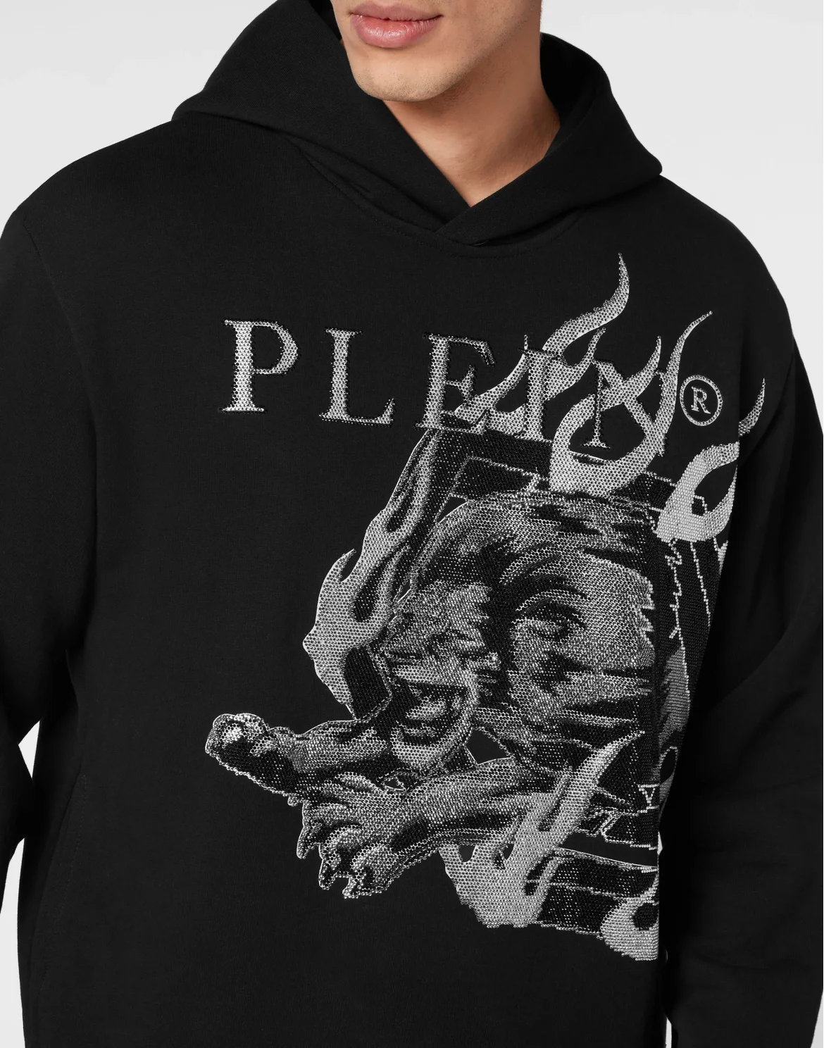 Hoodie sweatshirt Lion Circus, цвет: Черный