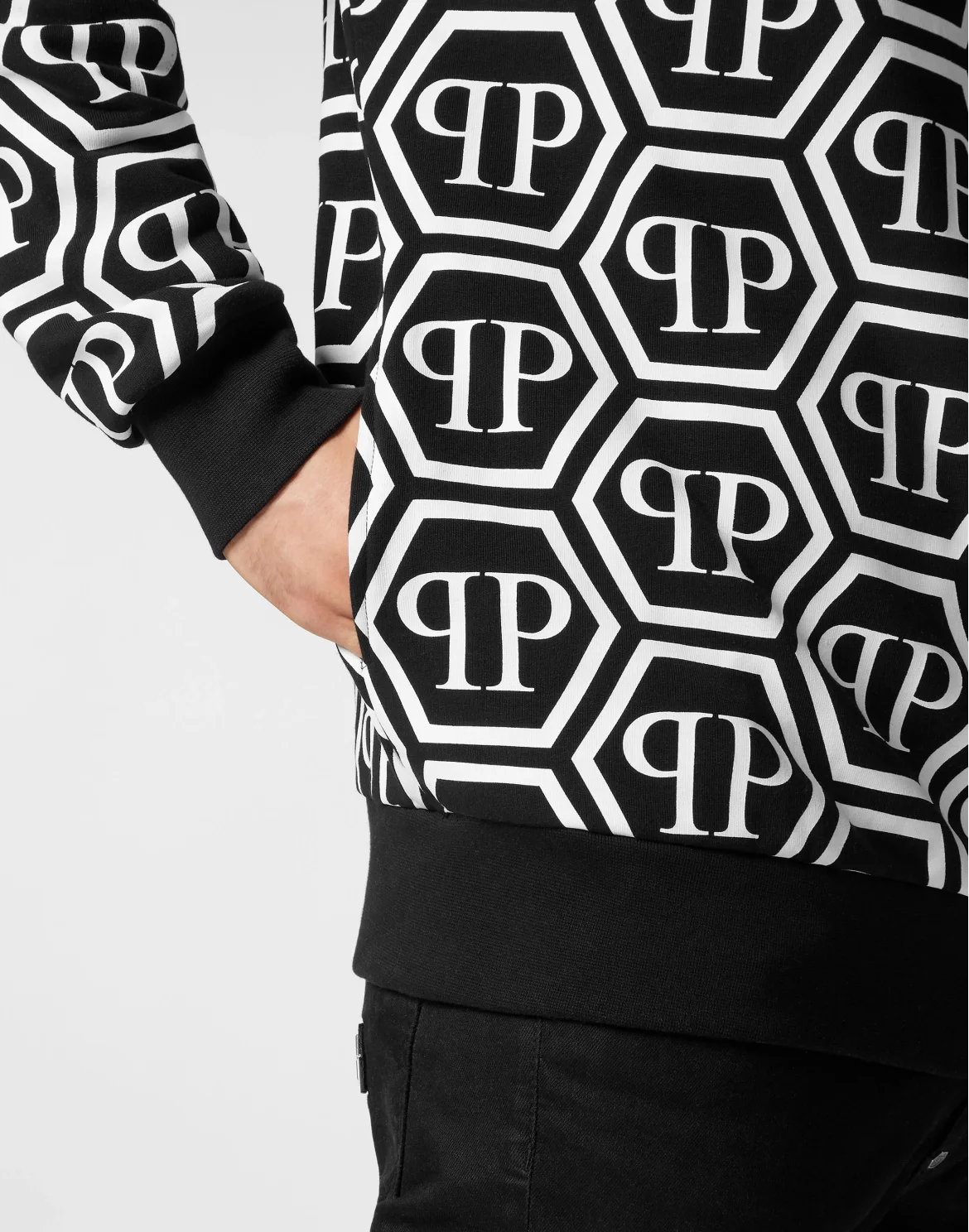 Hoodie sweatshirt Monogram, цвет: Черный