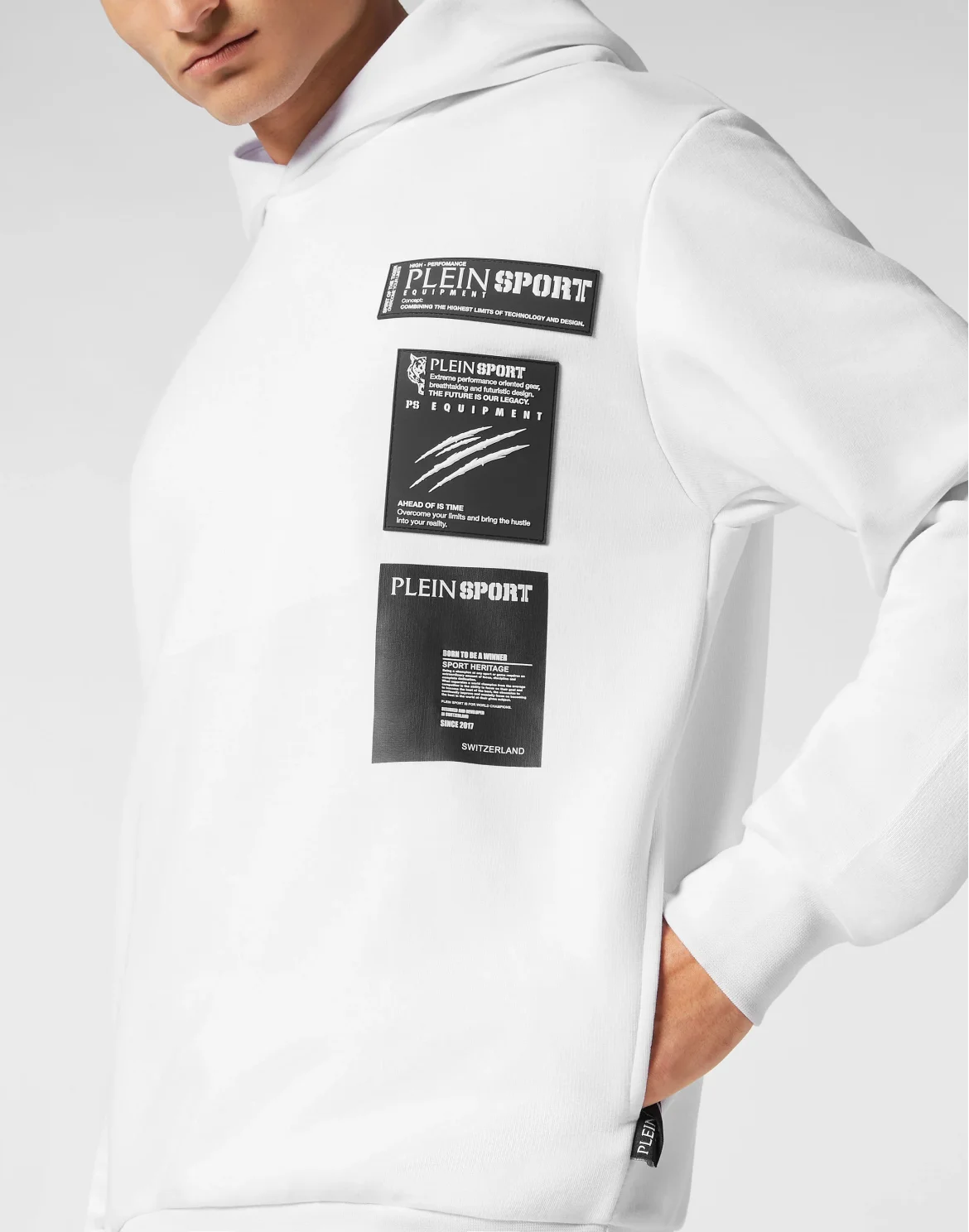 Hoodie sweatshirt Scratch, цвет: Белый