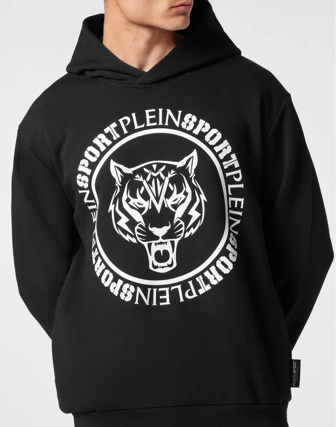 Hoodie sweatshirt Carbon Tiger, цвет: Черный