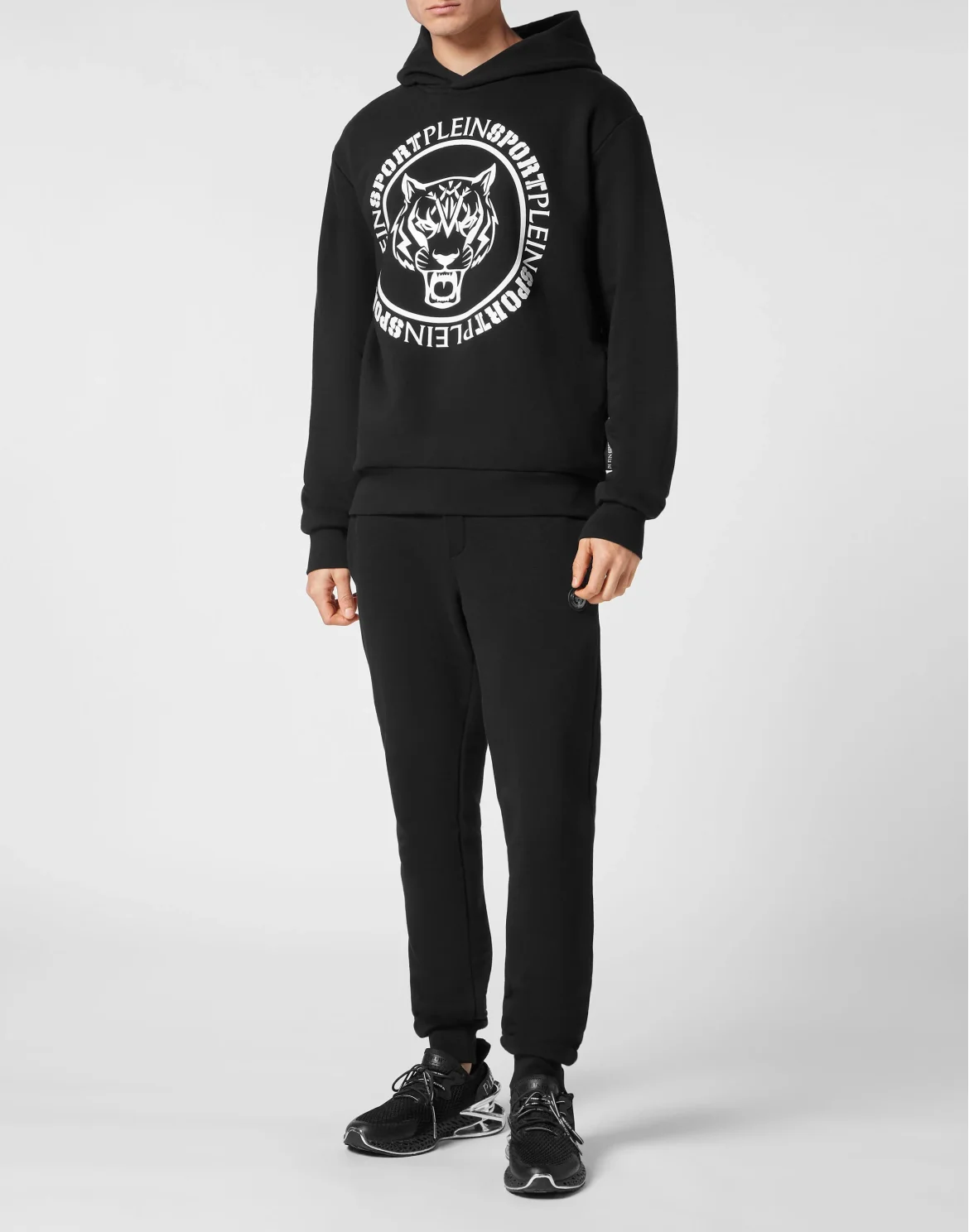 Hoodie sweatshirt Carbon Tiger, цвет: Черный