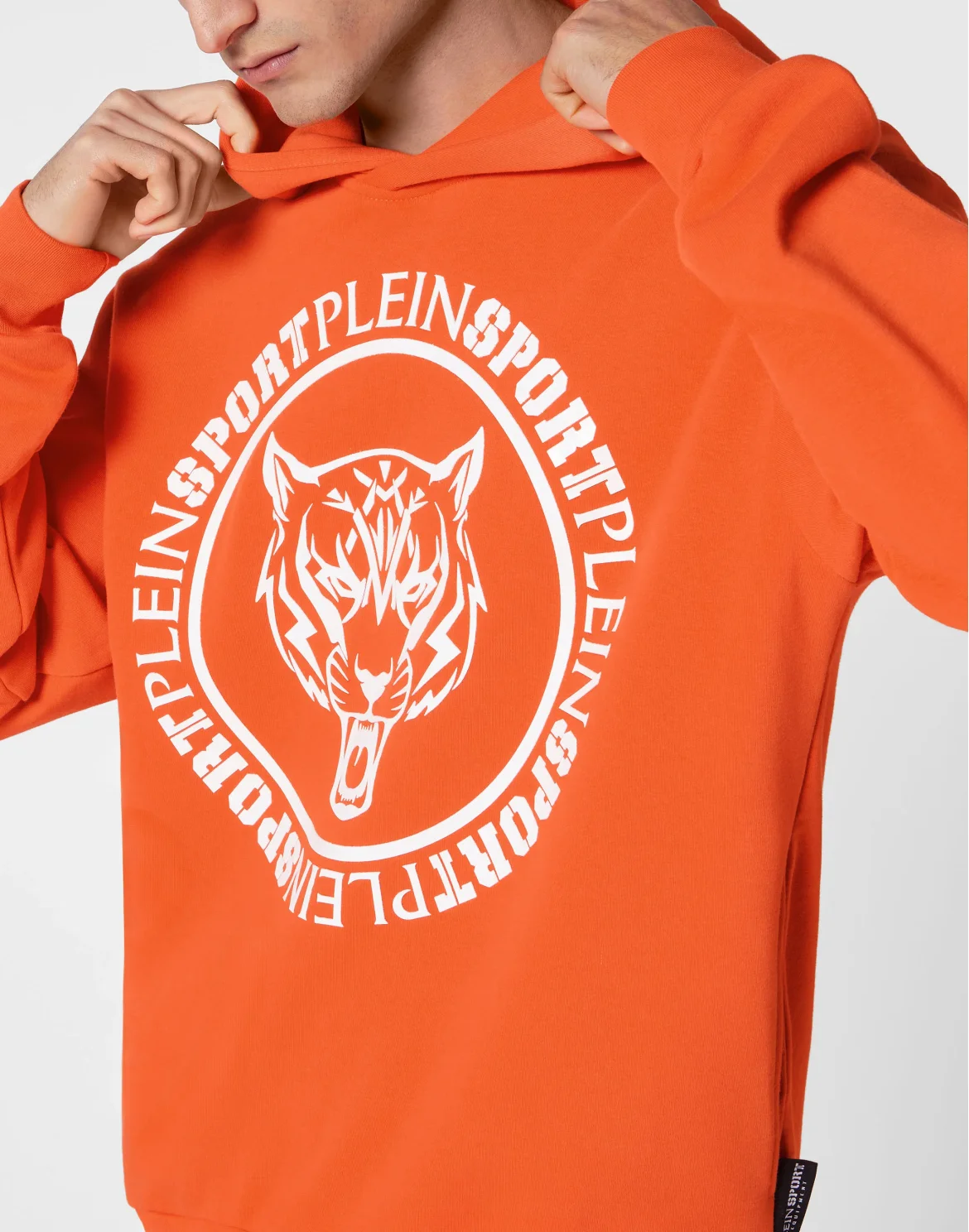 Hoodie sweatshirt Carbon Tiger, цвет: Оранжевый