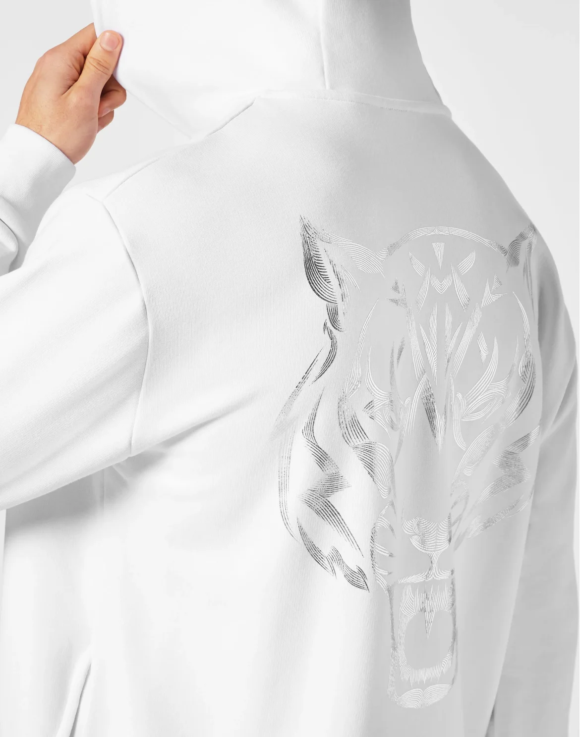 Hoodie sweatshirt Tiger, цвет: Белый