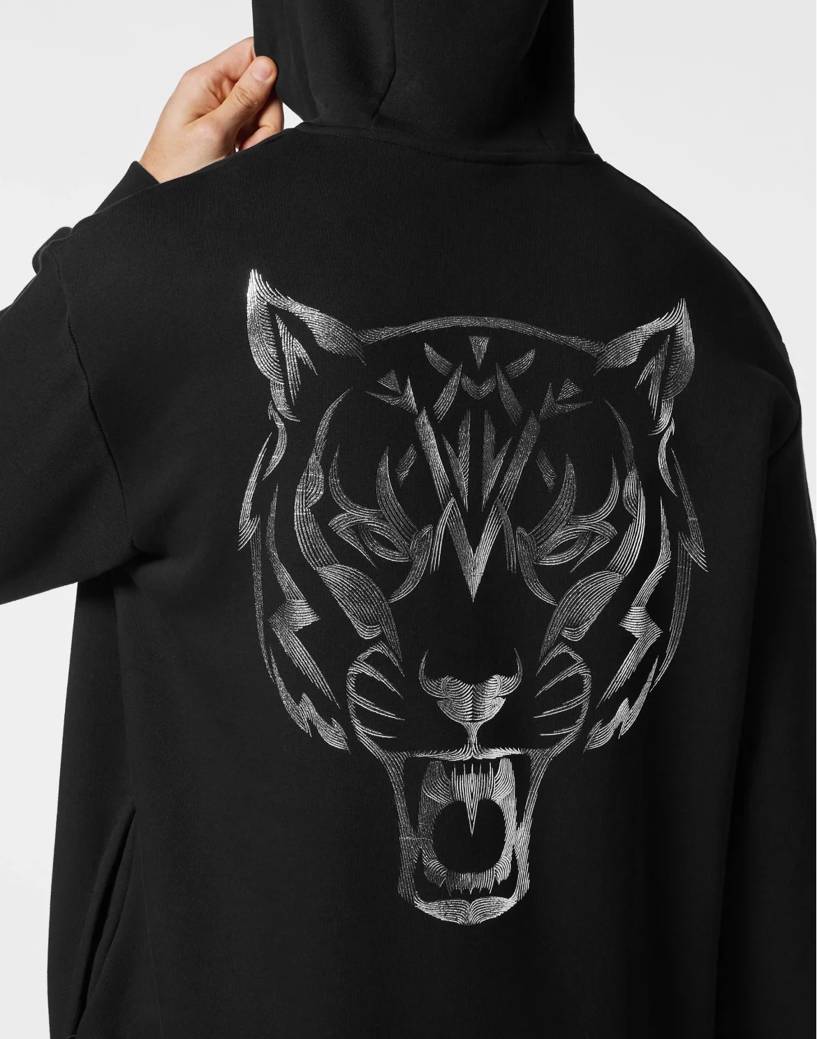 Hoodie sweatshirt Tiger, цвет: Черный