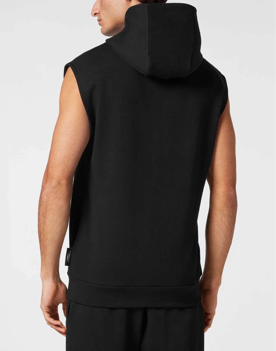 Sleeveless Hoodie sweatshirt Tiger, цвет: Черный