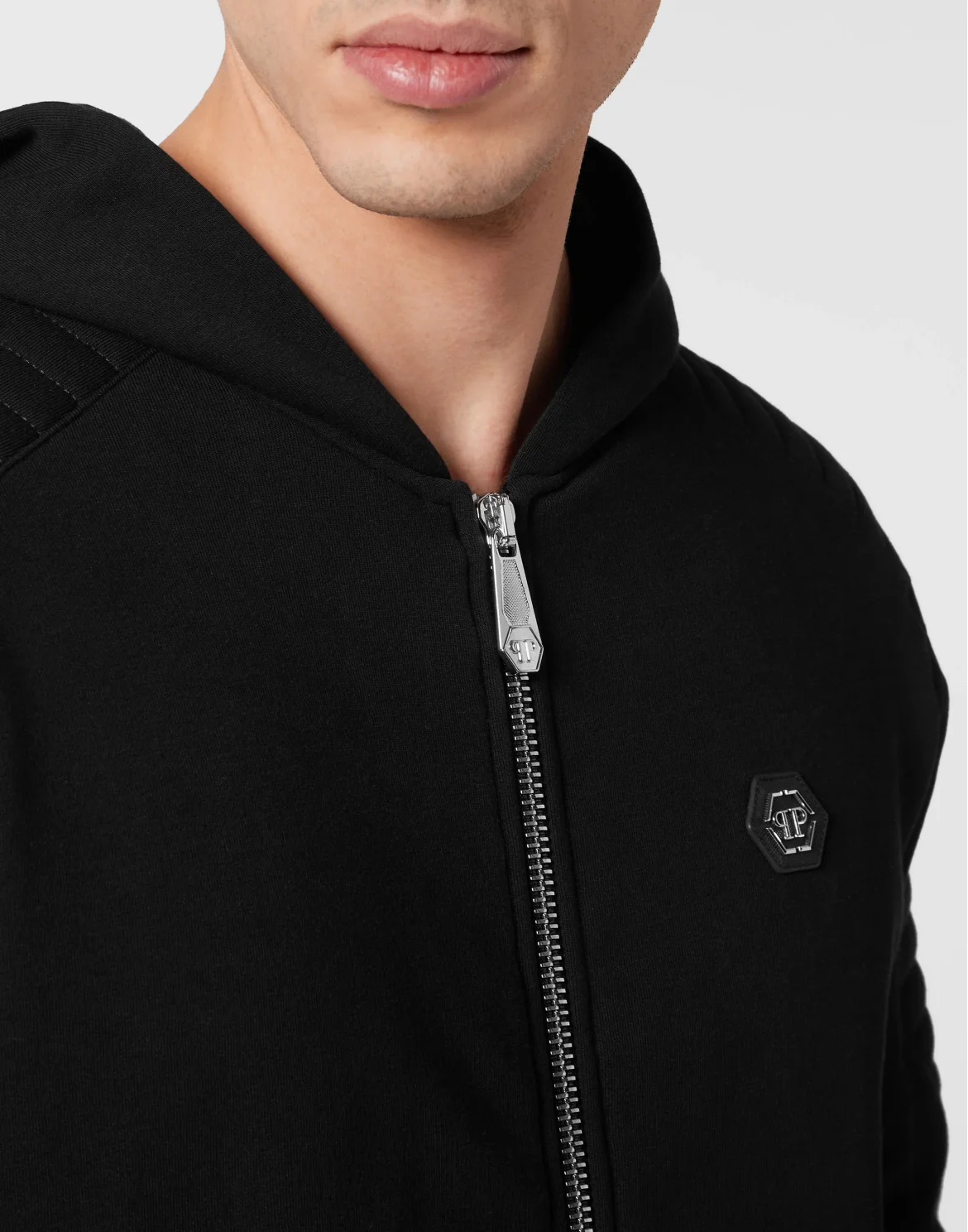 Jogging Hoodie Cuts, цвет: Черный