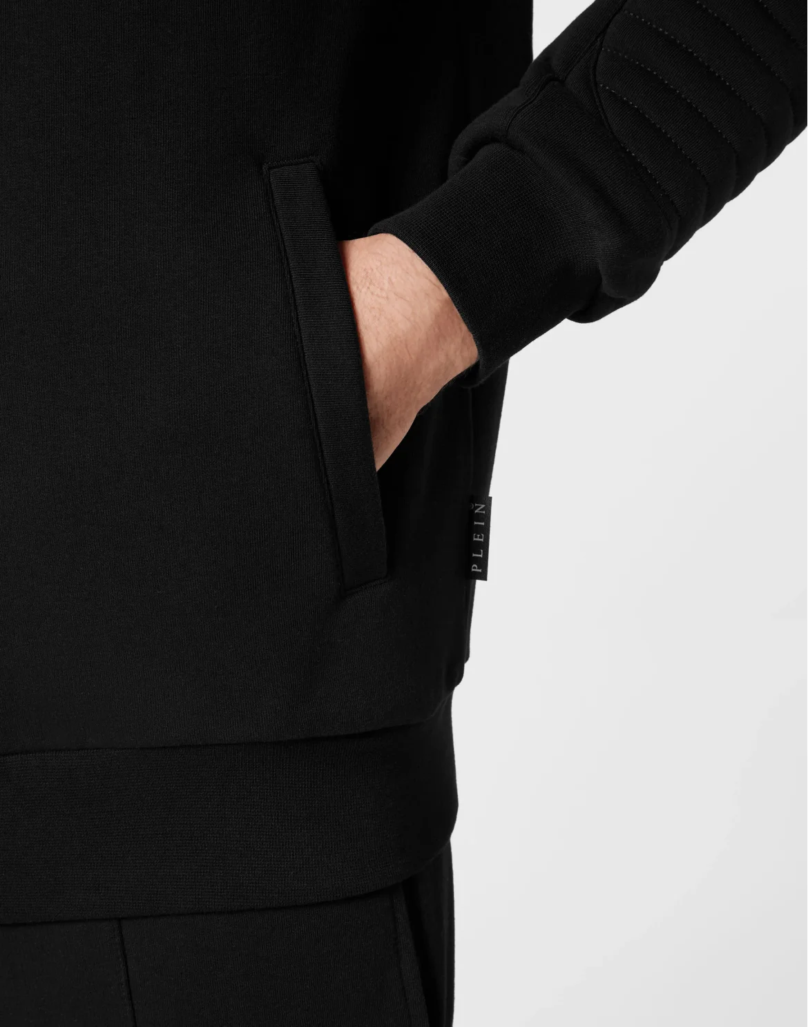 Jogging Hoodie Cuts, цвет: Черный