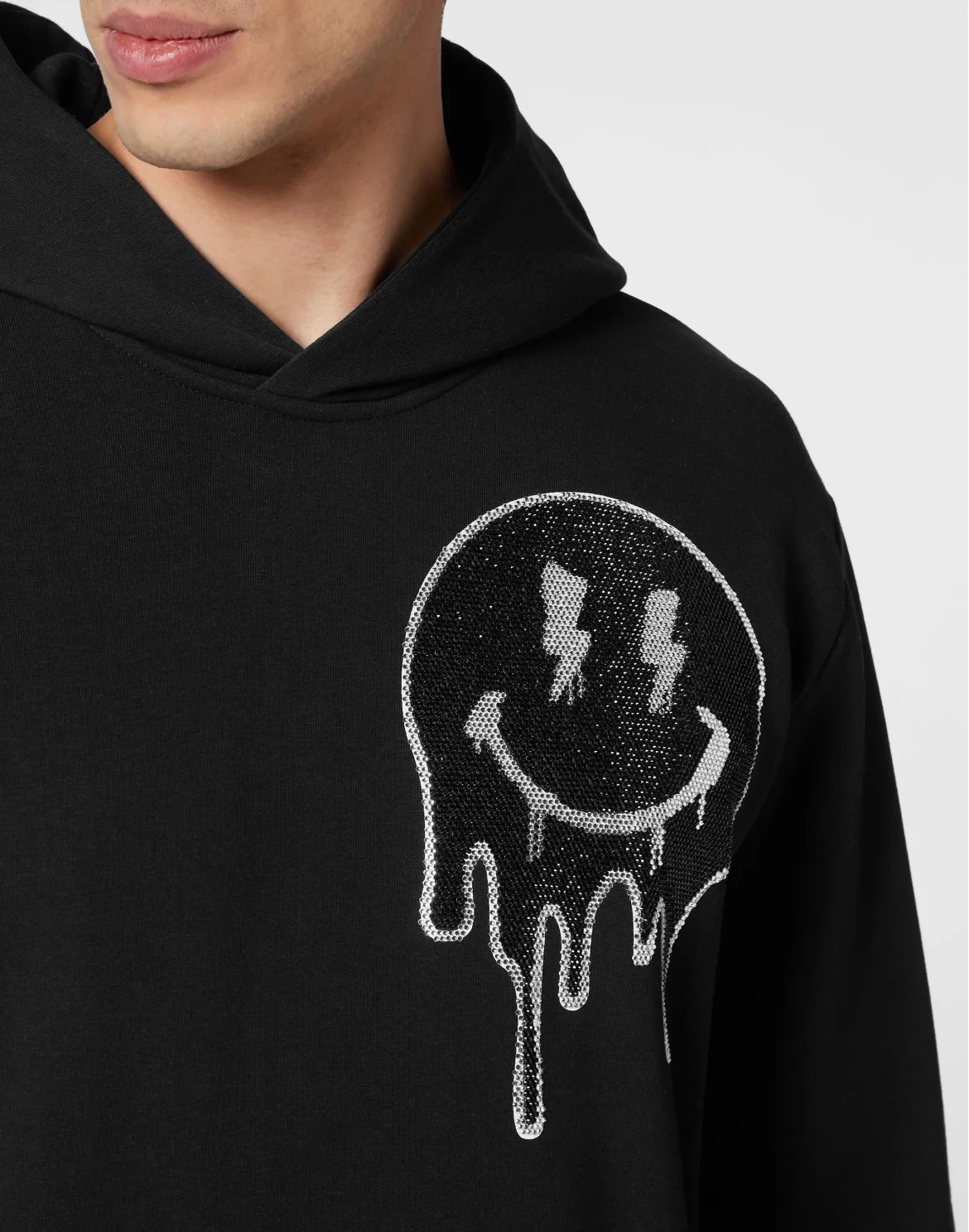 Hoodie sweatshirt Smile, цвет: Черный