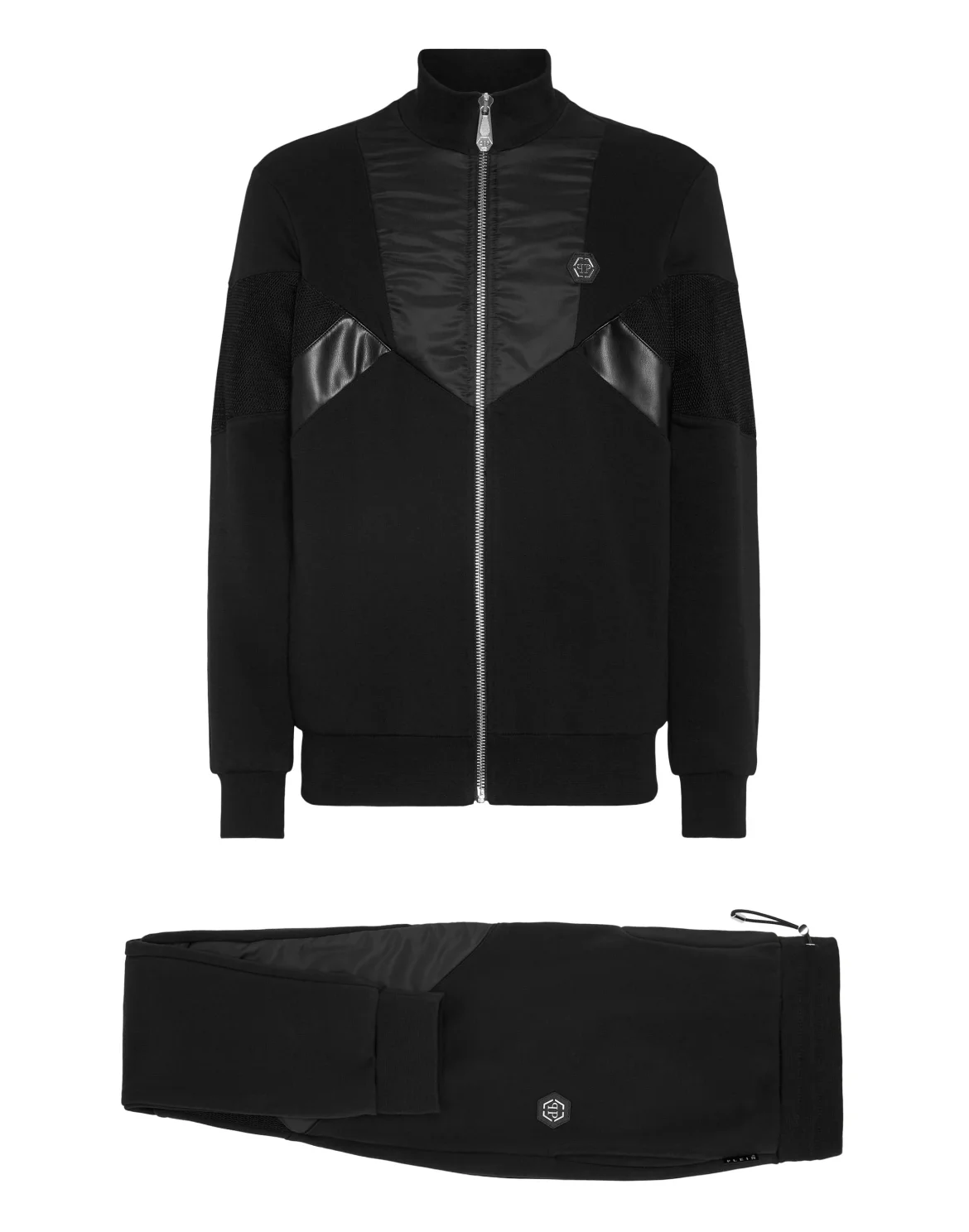 Jogging Tracksuit: Top/Trousers Gothic Plein, цвет: Черный