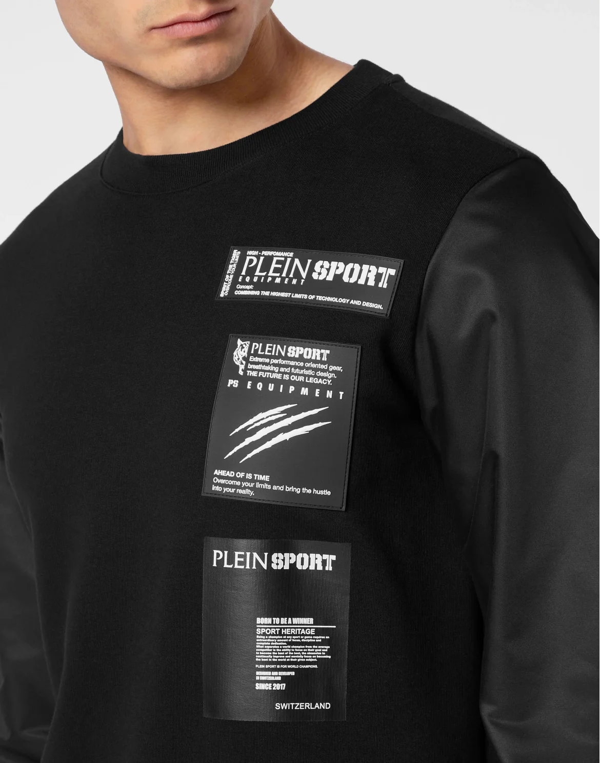 Sweatshirt LS Scratch, цвет: Черный