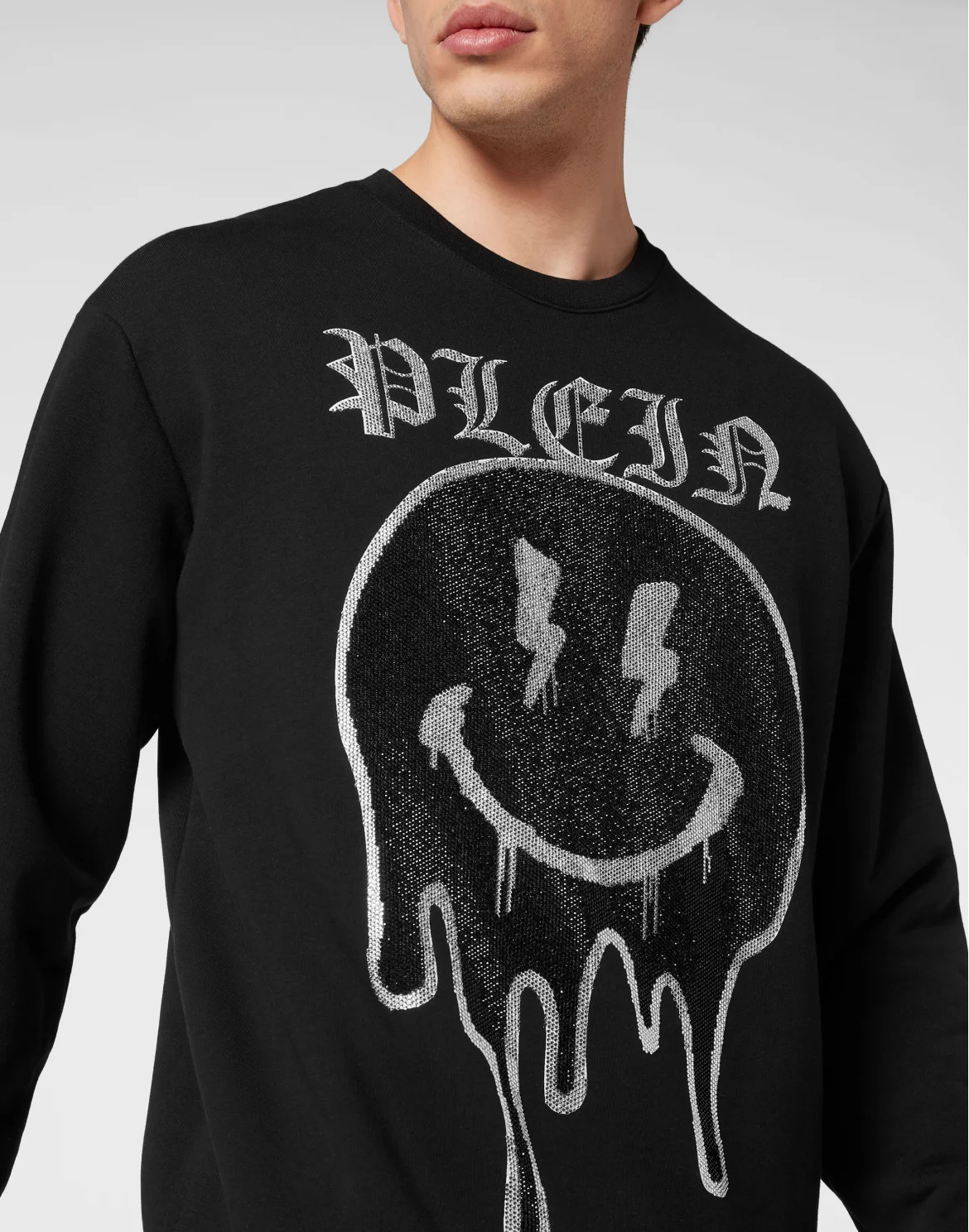 Sweatshirt LS Smile, цвет: Черный