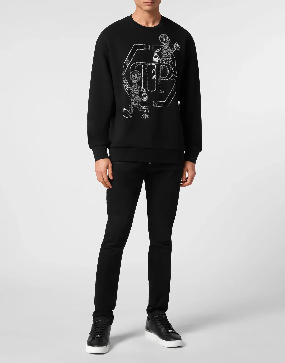 Sweatshirt LS Skeleton, цвет: Черный