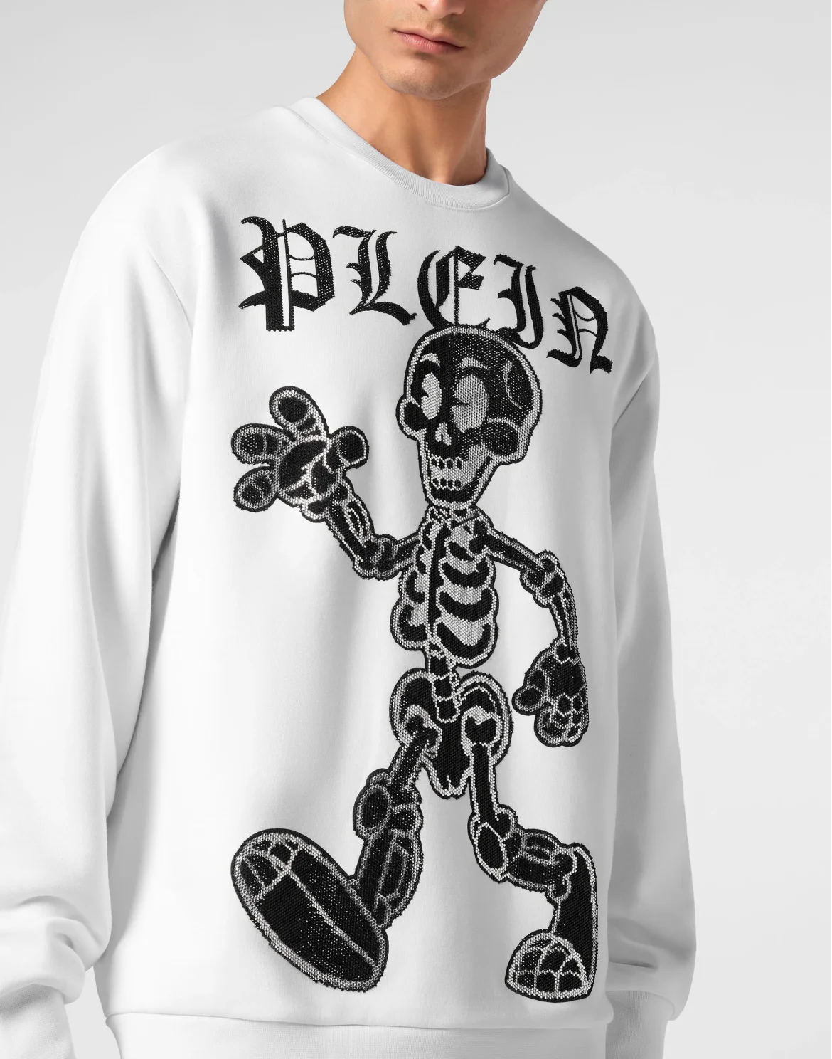 Sweatshirt LS Skeleton, цвет: Белый