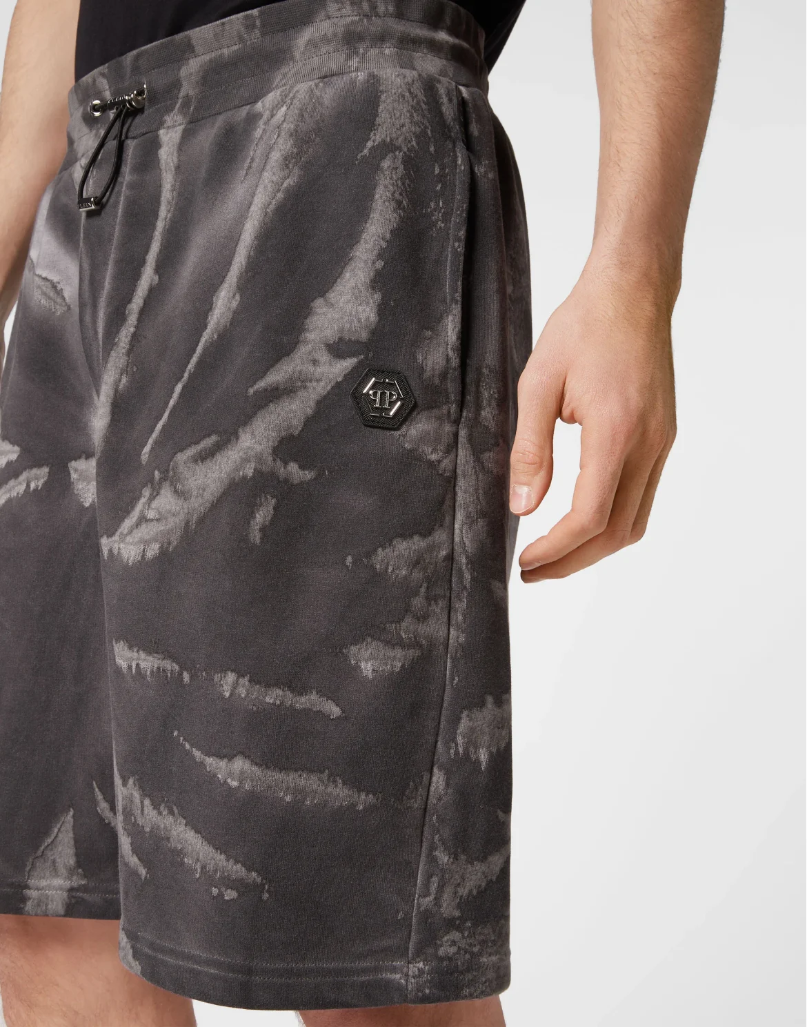 Tie-dye Shorts Tutti Frutti, цвет: Черный